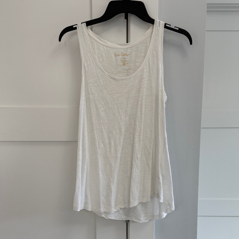 Lilly Pulitzer White Tank Top